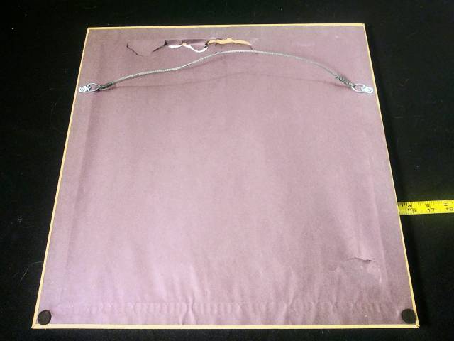 Pretty art framed glass picture